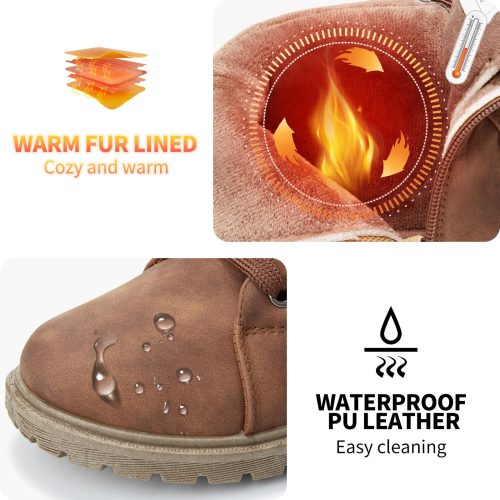 Brown Synthetic Suede Casual Boots – Durable, Comfortable & Classic Style - Image 5