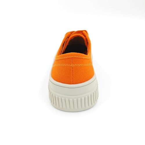 Orange Canvas Casual Sneakers – Durable, Lightweight & Vibrant Style - Image 5