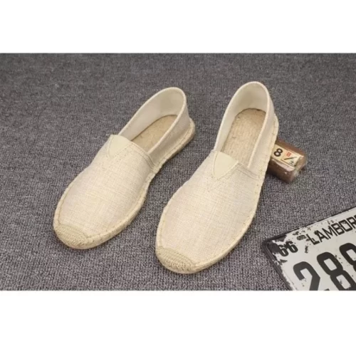 Men’s Slip-On Canvas Espadrilles – Breathable Lightweight Loafers, Casual Summer Shoes