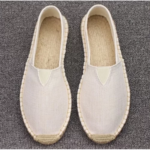 Men’s Slip-On Canvas Espadrilles – Breathable Lightweight Loafers, Casual Summer Shoes - Image 4