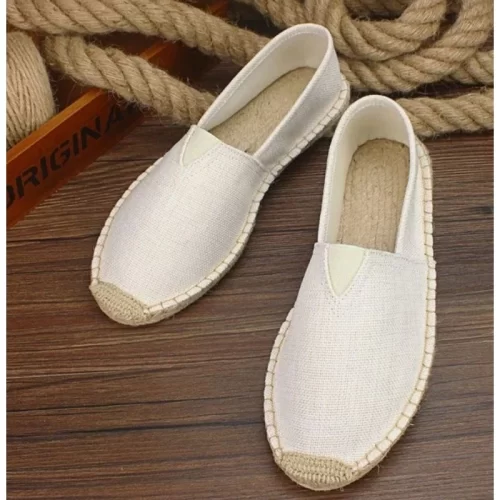 Men’s Slip-On Canvas Espadrilles – Breathable Lightweight Loafers, Casual Summer Shoes - Image 6